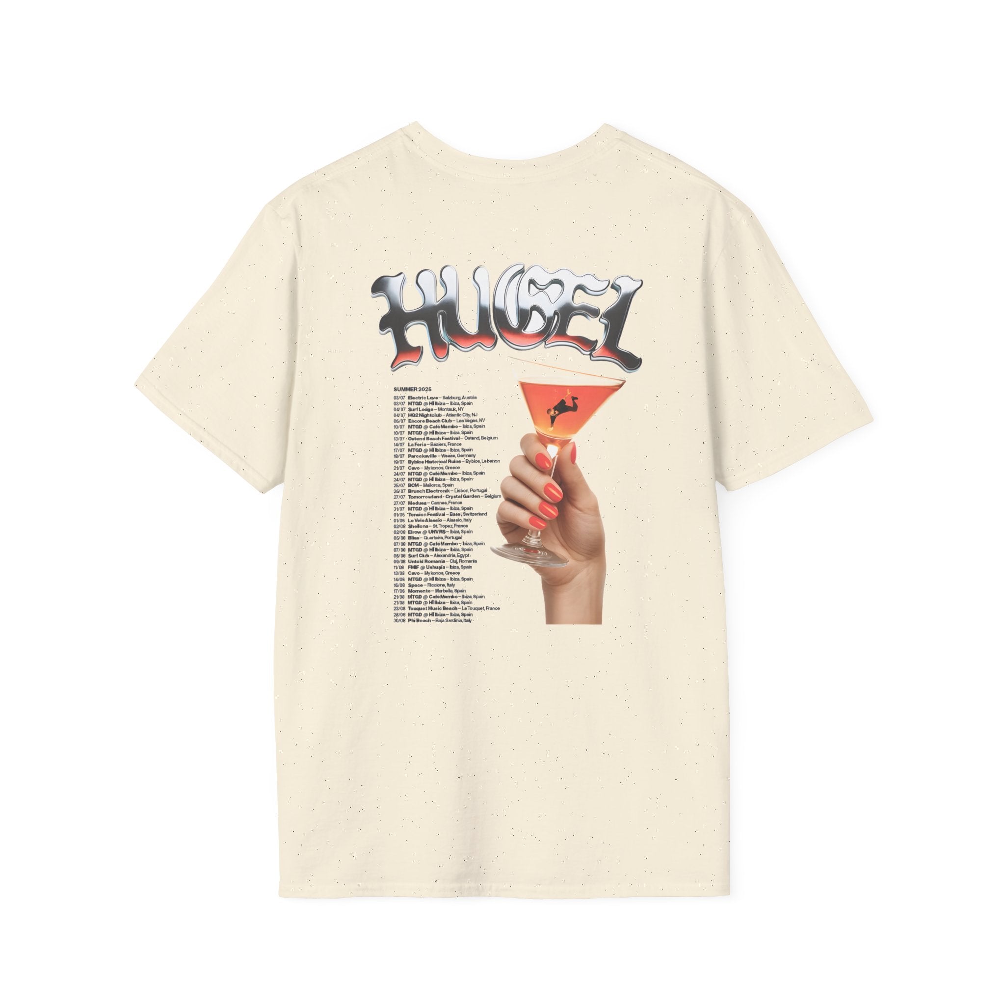 HUGEL Summer Tour 2025 T-Shirt – House Music Merch